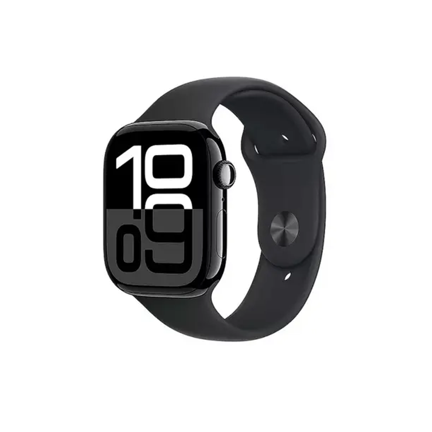 Apple logo watch series 10 with two straps ( grey & black )