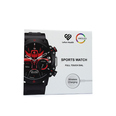Sports Watch in Black & Red