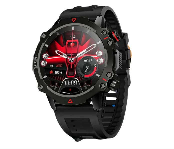 Sports Watch in Black & Red