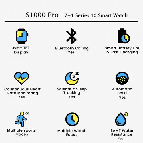 Apple logo watch series 10 with two straps ( grey & black )
