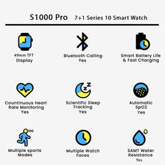 Apple logo watch series 10 with two straps ( grey & black )